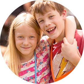 friends at vacation bible school