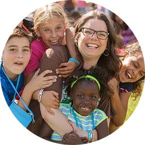 VBS Leader with Kids