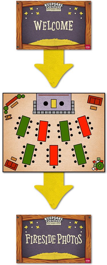 Keepsake Christmas Rotation Chart Vertical Layout