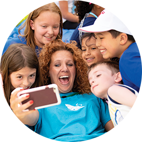 VBS Leader with Kids