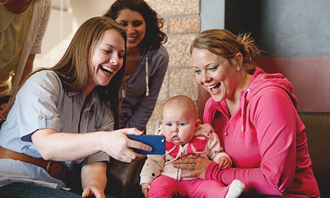 Moms Taking Baby Selfie