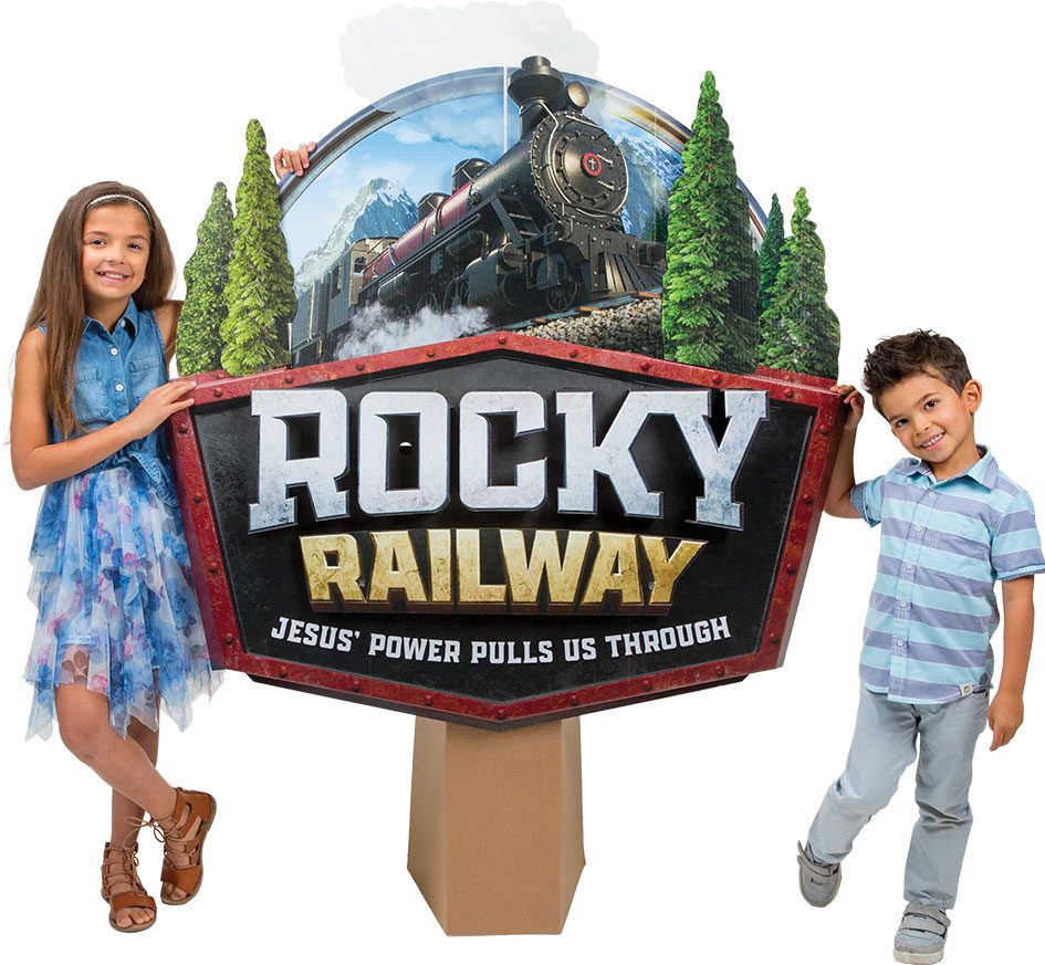 Rocky Railway VBS Photo Op Display