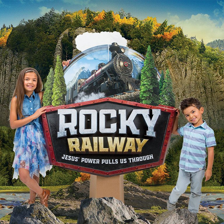 Rocky Railway Logo Display