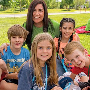 VBS Leader with Kids