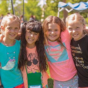 friends at vacation bible school