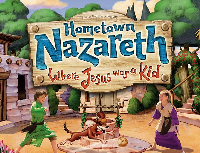 Hometown Nazareth Vacation Bible School 2024 Logo