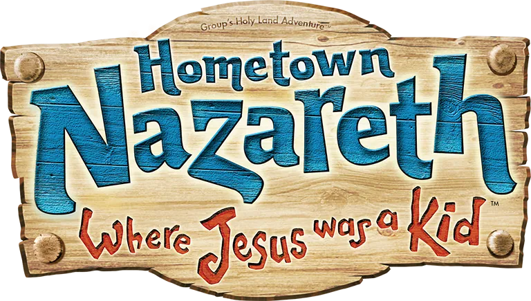 Hometown Nazareth Holy Land Adventure VBS Logo 2024