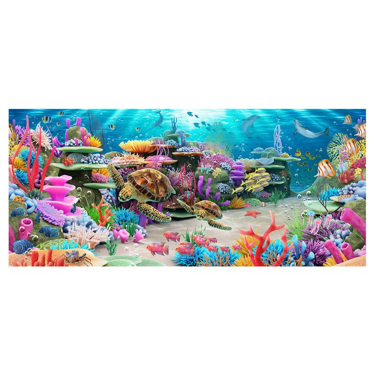 Coral Reef Fabric Wall Hanging