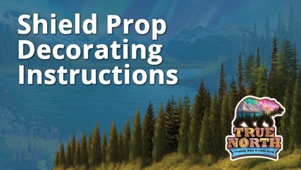 Shield Prop Decorating Instructions