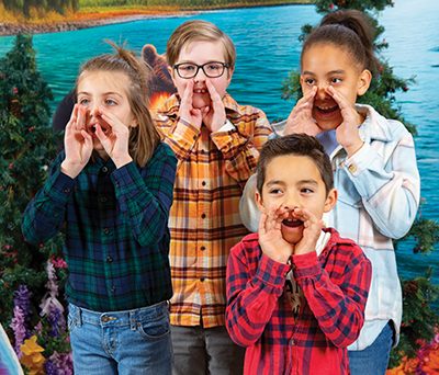 Kids shouting