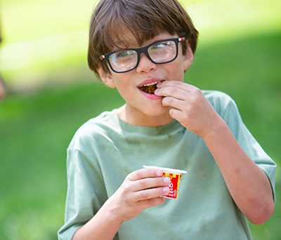 Eating Treats at Treetop Treats