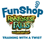 Rainforest Falls FunShop Logo