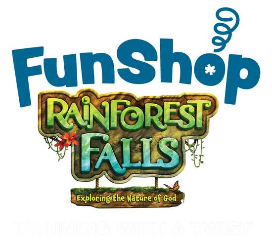 Rainforest Falls VBS FunShop Logo