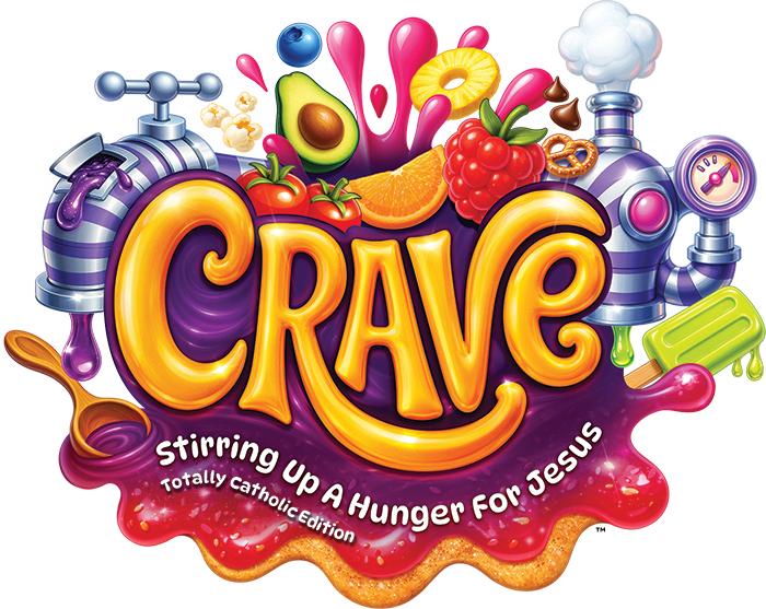 Crave Totally Catholic VBS 2027 Logo